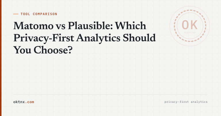 Matomo vs Plausible: Which Privacy-First Analytics Should You Choose? (2026)
