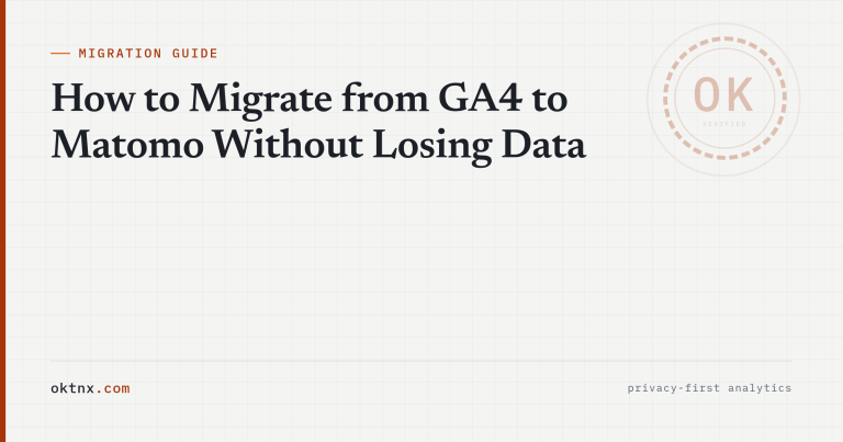 How to Migrate from GA4 to Matomo Without Losing Data