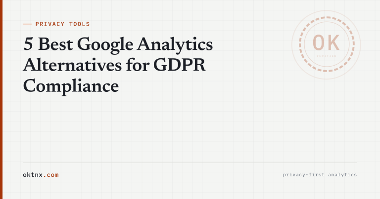 5 Best Google Analytics Alternatives for GDPR Compliance (2026)